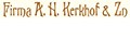 Kerkhof En Zn Uitvaartzorg Sinds 1892 Fa